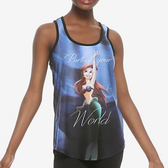 Disney Little Mermaid Ariel Sublimation Tank - Picture 1 of 2